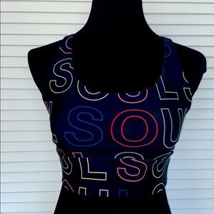 SoulCycle Signature Athletic crop top (M).